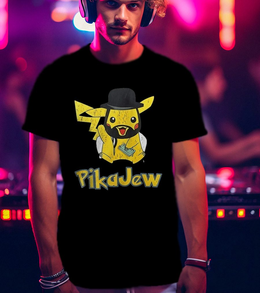 PikaJew And Niggachu Pokemon T-Shirt