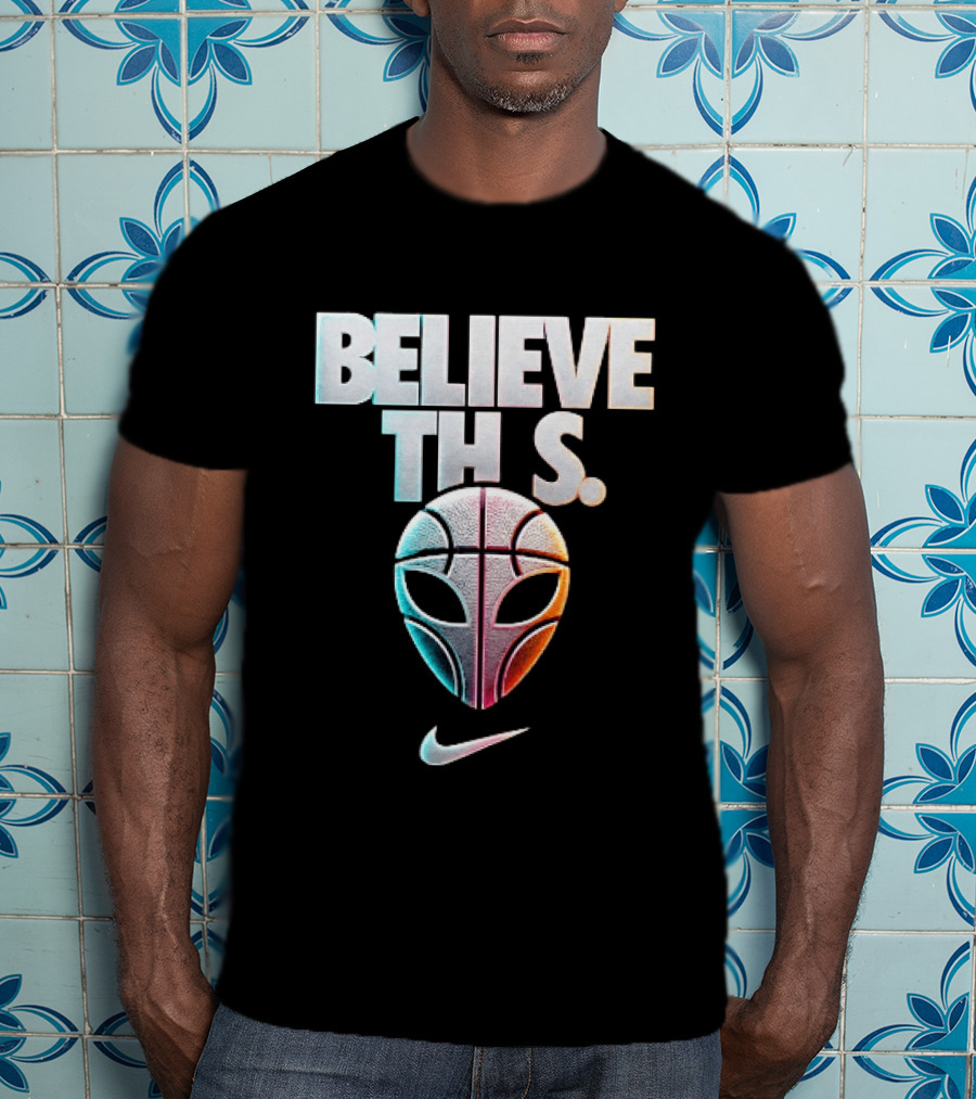 Victor Wembanyama San Antonio Spurs Believe This Alien Basketball Nike T-Shirt