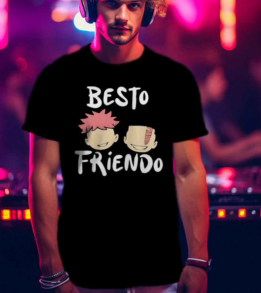 Yuji Itadori And Aoi Todo Besto Friendo Jujutsu Kaisen Anime T-Shirt