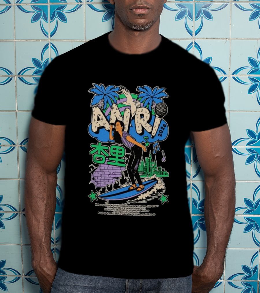 ANRI Brooklyn NY 2026 Surfing Music Vibes T-Shirt