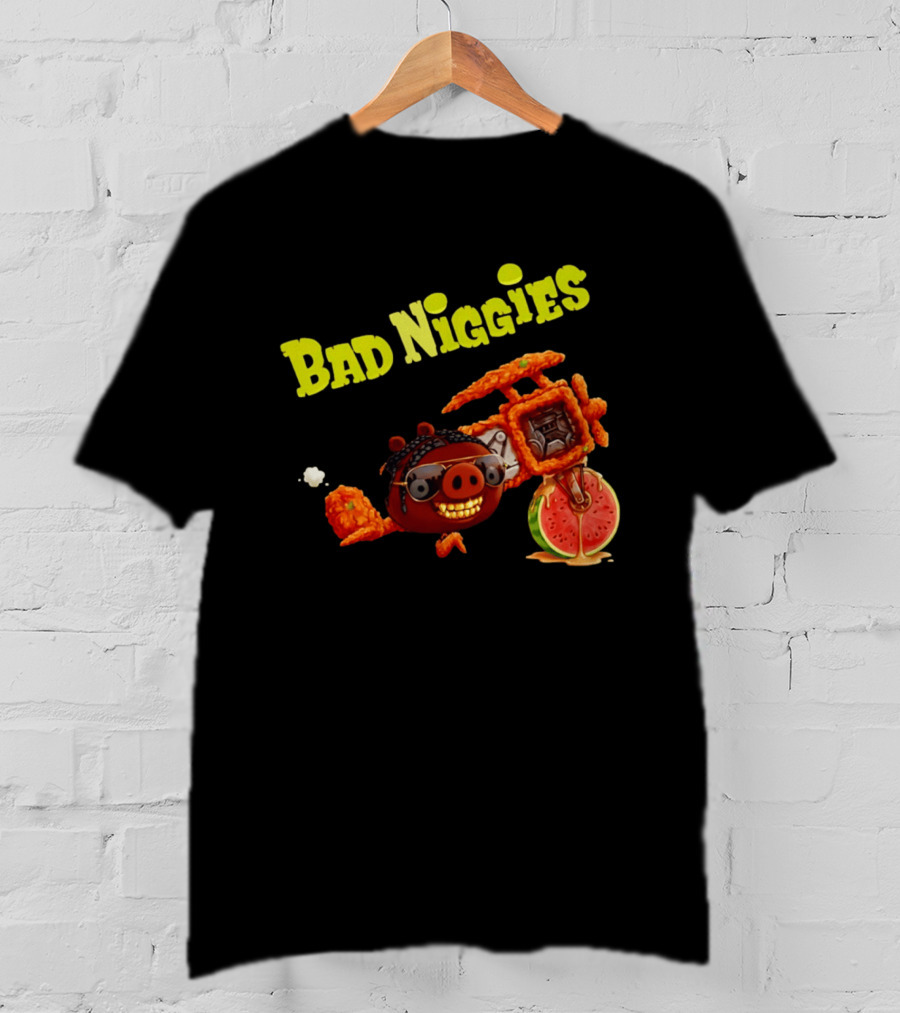 Bad Niggies Angry Birds T-Shirt