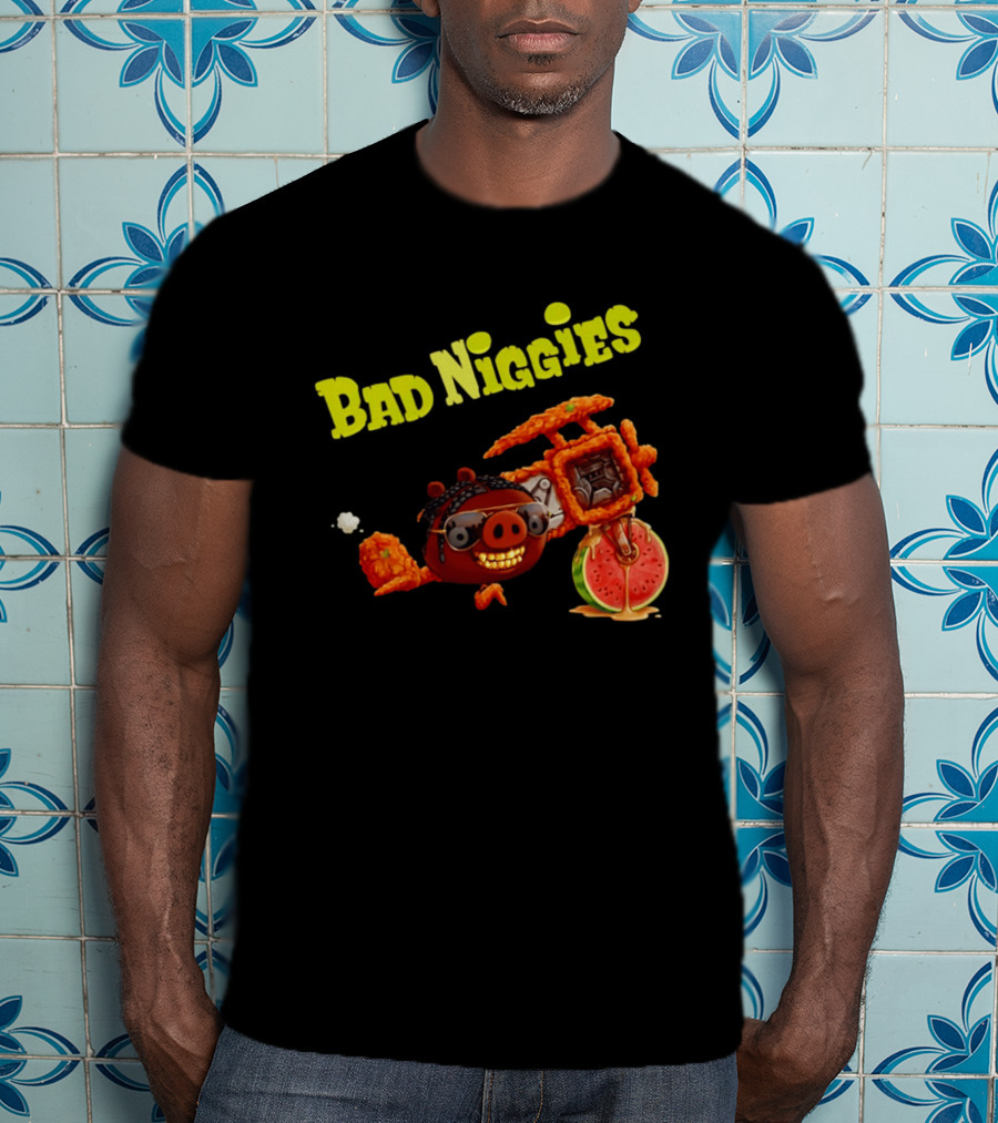 Bad Niggies Angry Birds T-Shirt