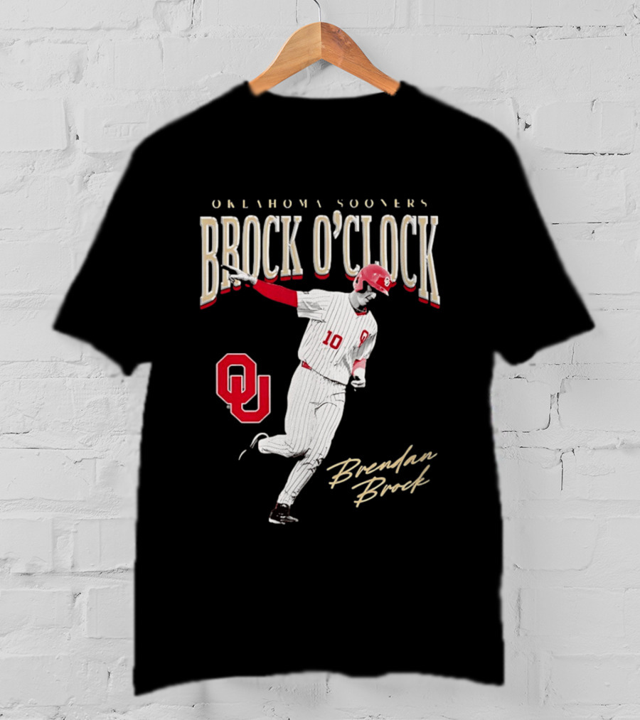 Brendan Brock Oklahoma Sooners Brock O' Baseball T-Shirt