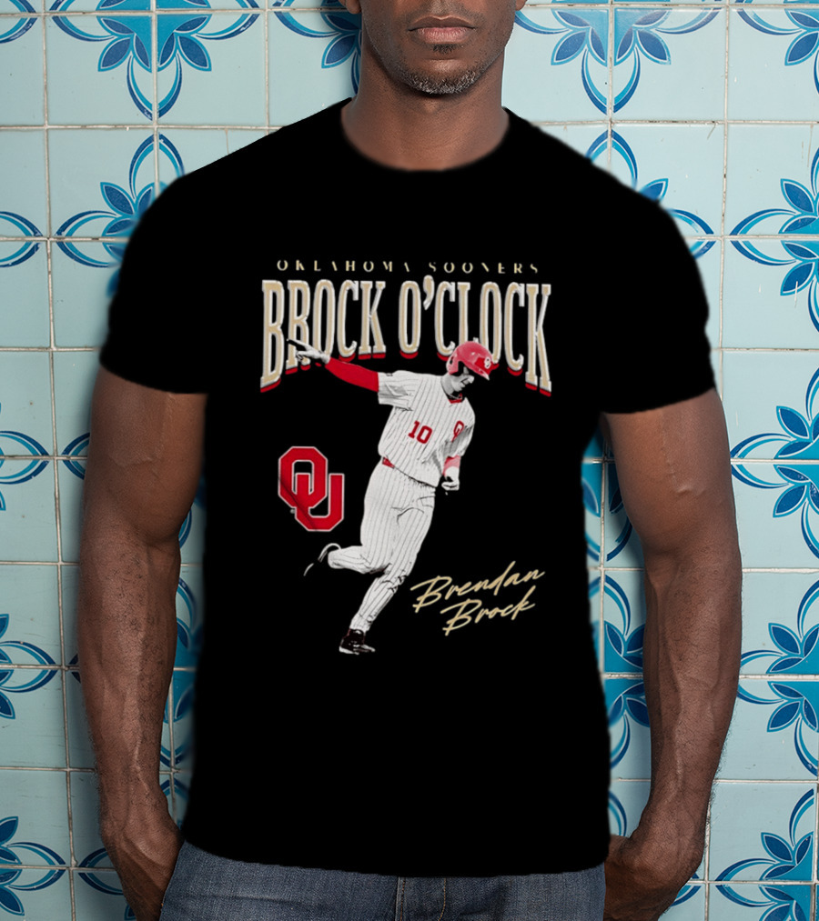 Brendan Brock Oklahoma Sooners Brock O' Baseball T-Shirt
