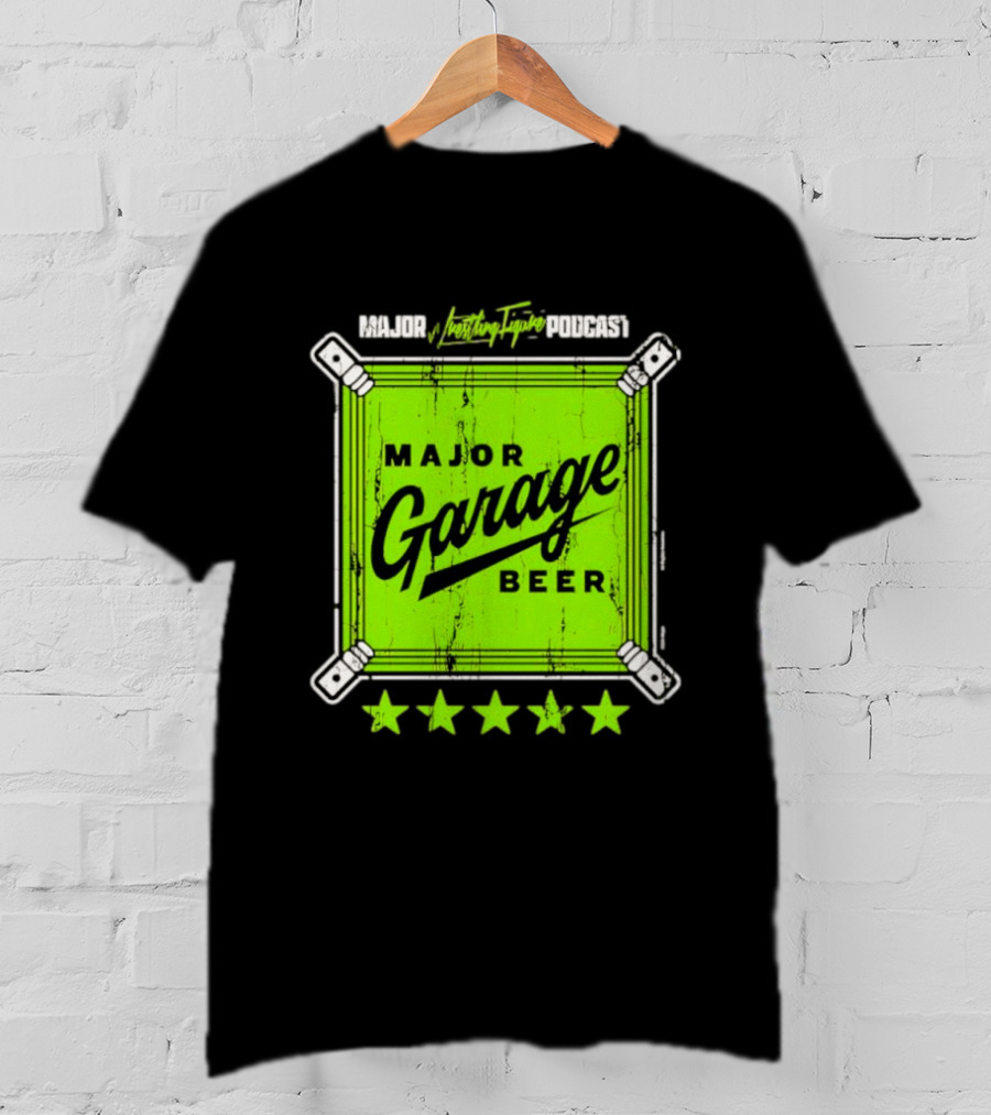 Major Garage Beer Lime 2026 Podcast T-Shirt