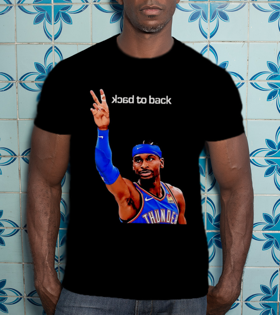 OKC Thunder SGA 2026 Back To Back MVP Shai Gilgeous Alexander T-Shirt