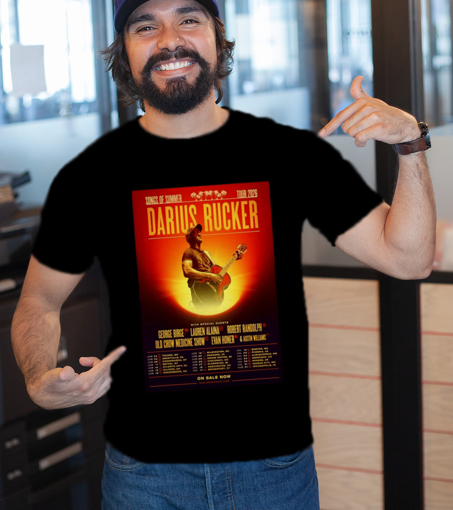 Darius Rucker Songs Of Summer Tour 2026 With Special Guests T-Shirt