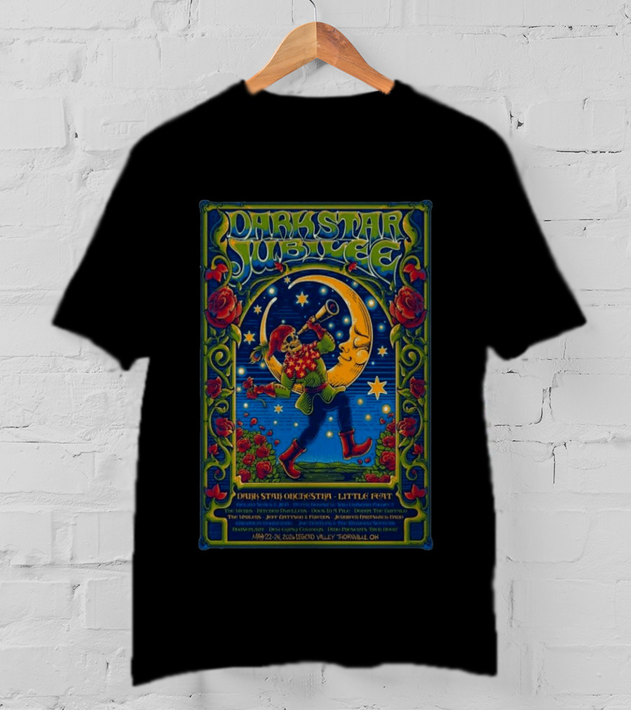Dark Star Jubilee 2026 Dark Star Orchestra Little Feat May 22 24 Legend Valley Thornville OH T-Shirt