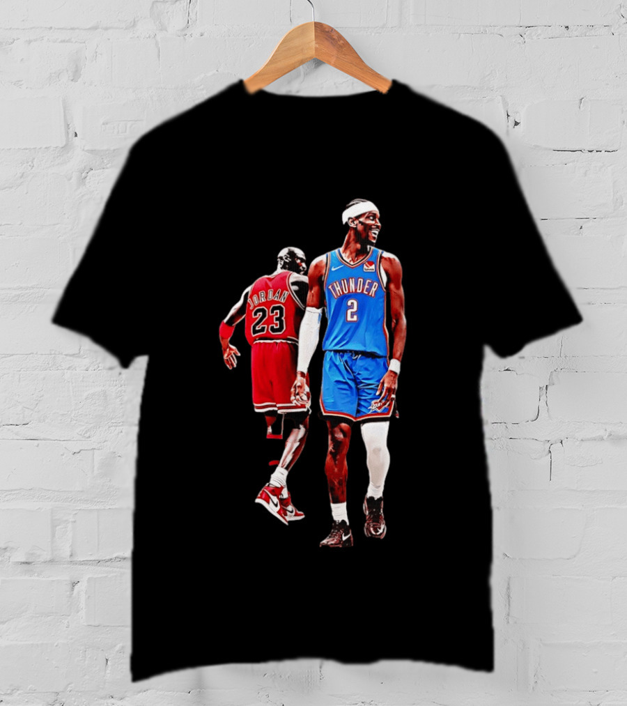 Shai Gilgeous Alexander Thunder Back 2 Back MVP SGA Pay 2026 Jordan 23 OKC T-Shirt