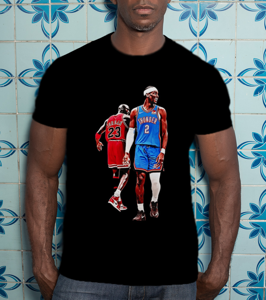 Shai Gilgeous Alexander Thunder Back 2 Back MVP SGA Pay 2026 Jordan 23 OKC T-Shirt