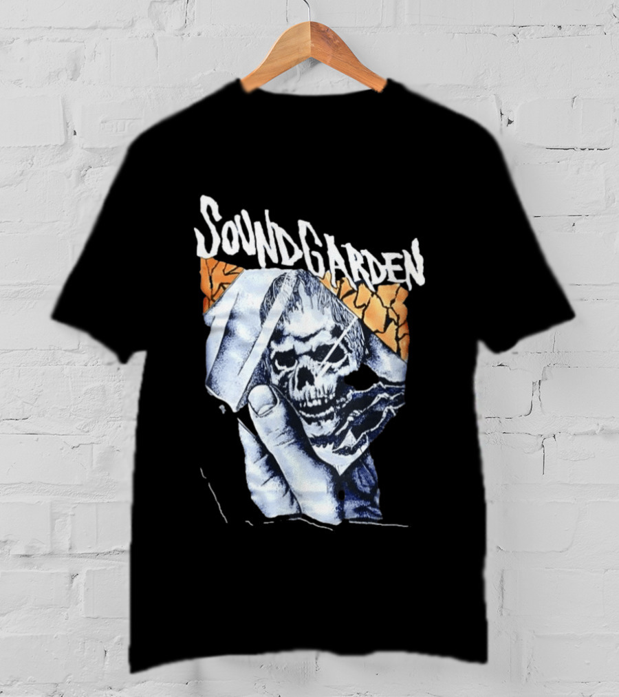 Soundgarden Skull Hand Broken Glass T-Shirt