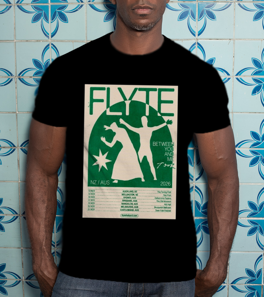Flyte Between You And Me Tour NZ AUS 2026 T-Shirt