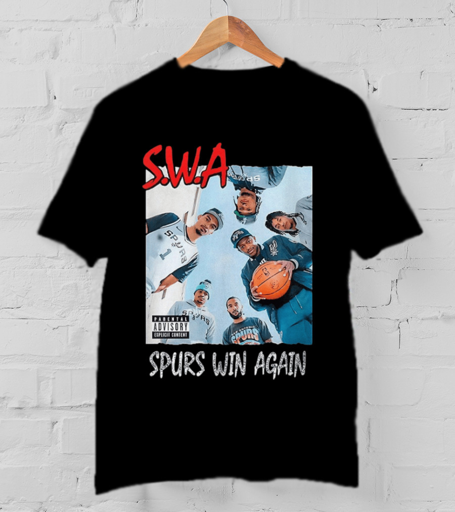 SWA Spurs Win Again San Antonio Spurs Straight Outta Compton T-Shirt