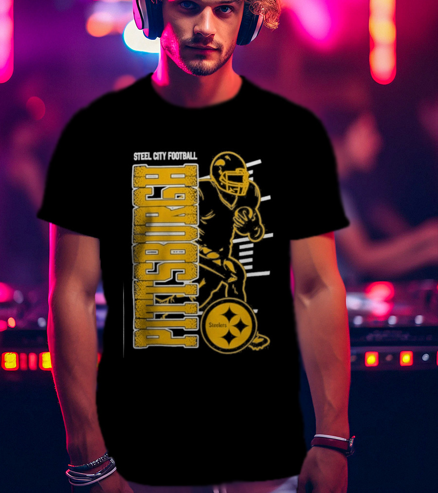 Steel City Football Pittsburgh Steelers Train T-Shirt