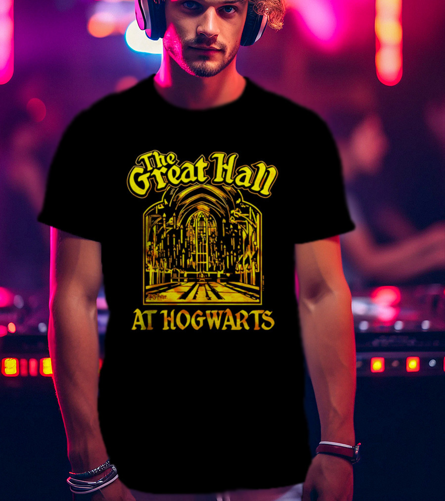 The Great Hall At Hogwarts Wizarding School T-Shirt