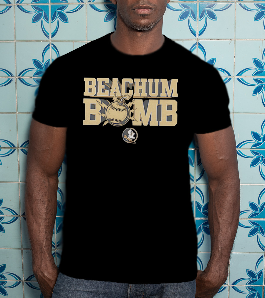Beachum Bomb Baseball With Florida State Seminole T-Shirt