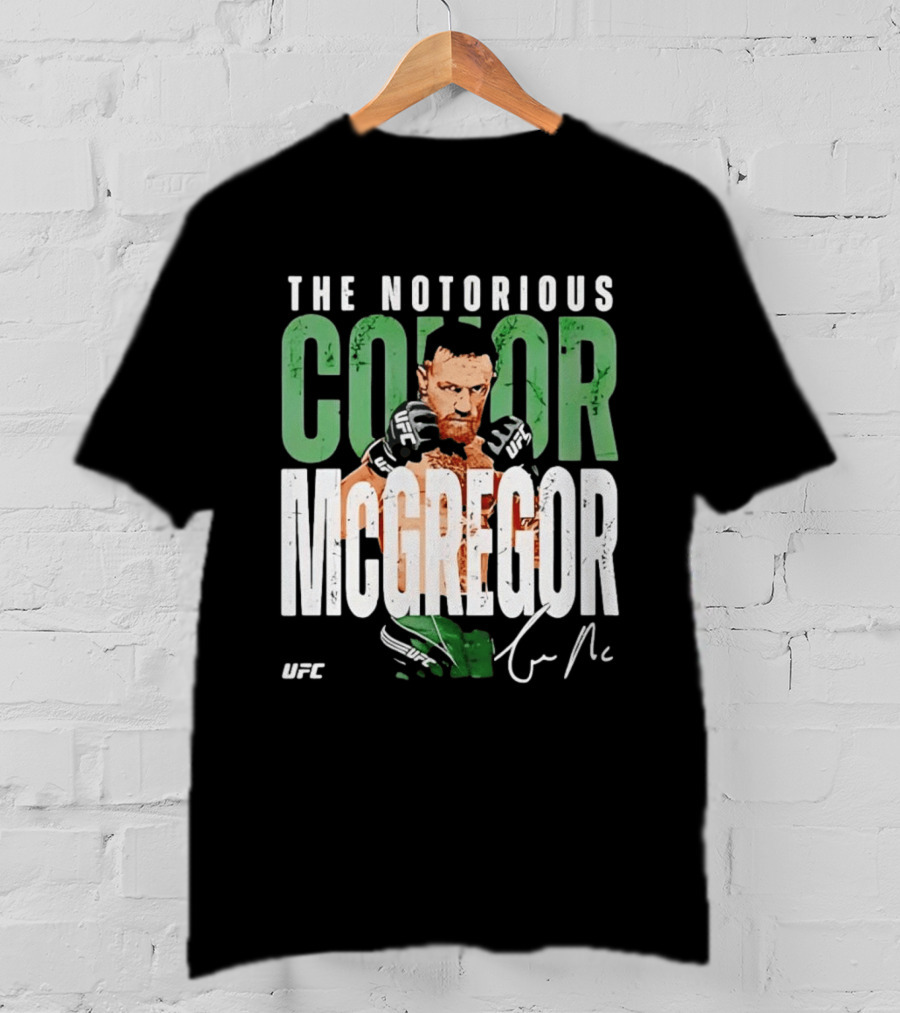 The Notorious Conor McGregor UFC Fighter Signature T-Shirt