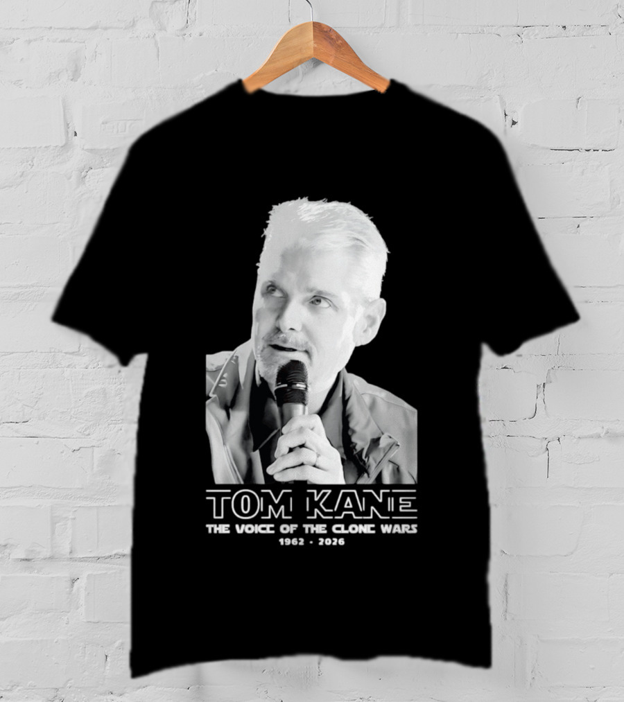 Tom Kane The Voice Of The Clone Wars 1962 2021 Memorial T-Shirt