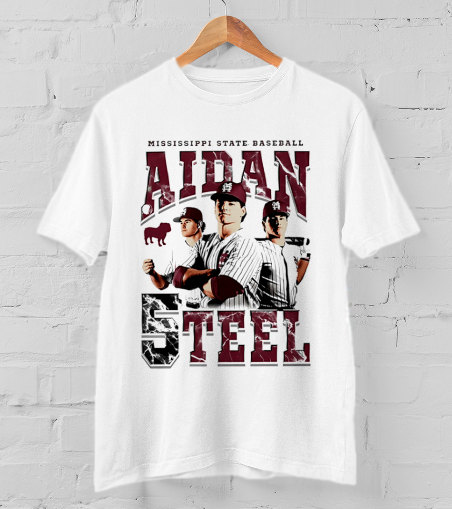 Mississippi State Baseball Aidan Teel 5 T-Shirt