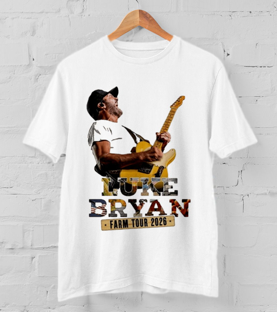 Luke Bryan Farm Tour 2026 Latrobe PA Concert Performance T-Shirt