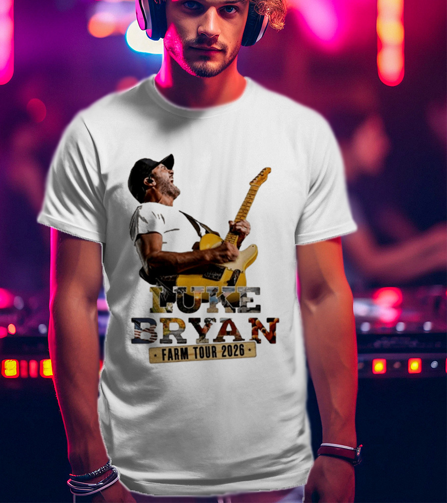 Luke Bryan Farm Tour 2026 Latrobe PA Concert Performance T-Shirt