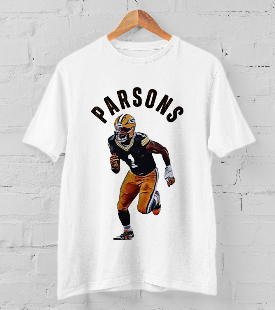 Parsons Green Bay Packers Number 1 Football Player T-Shirt