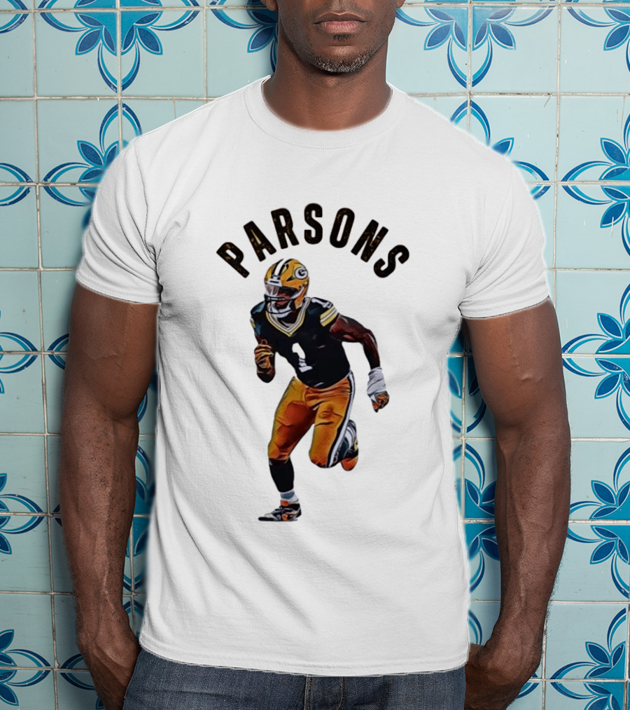 Parsons Green Bay Packers Number 1 Football Player T-Shirt