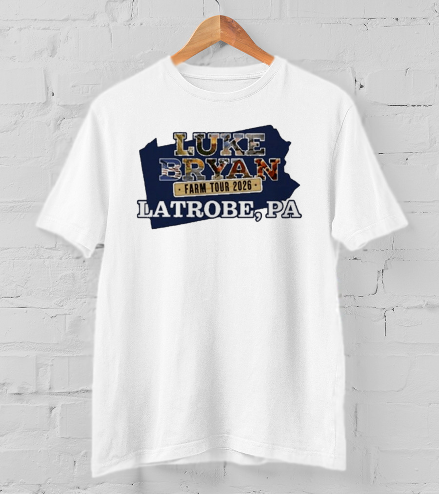 Luke Bryan Farm Tour 2026 Latrobe PA T-Shirt