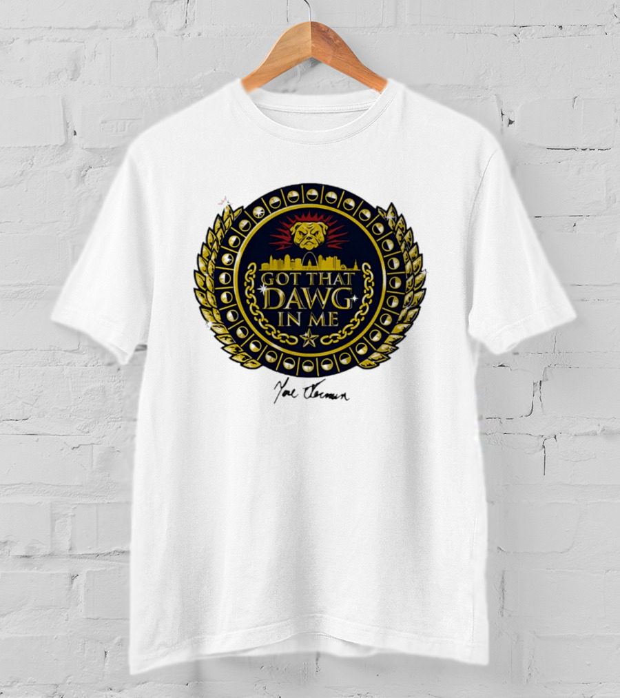 St Louis Cardinals Got That Dawg In Me Dawg Chain City Skyline T-Shirt