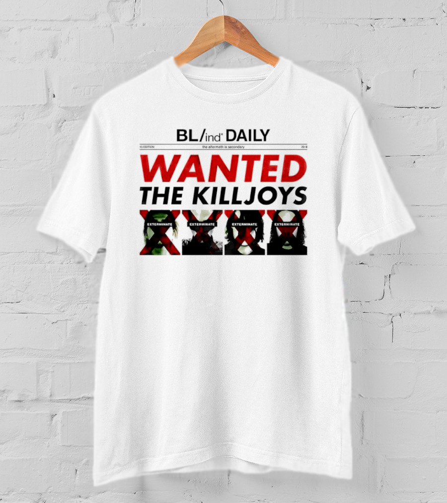 BL/ind Daily Wanted The Killjoys Danger Days Album T-Shirt