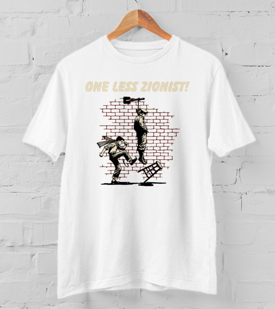 Alex American IDF One Less Zionist T-Shirt