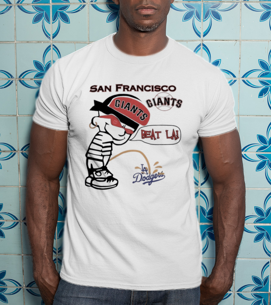 San Francisco Giants Beat LA Dodgers Peanuts T-Shirt