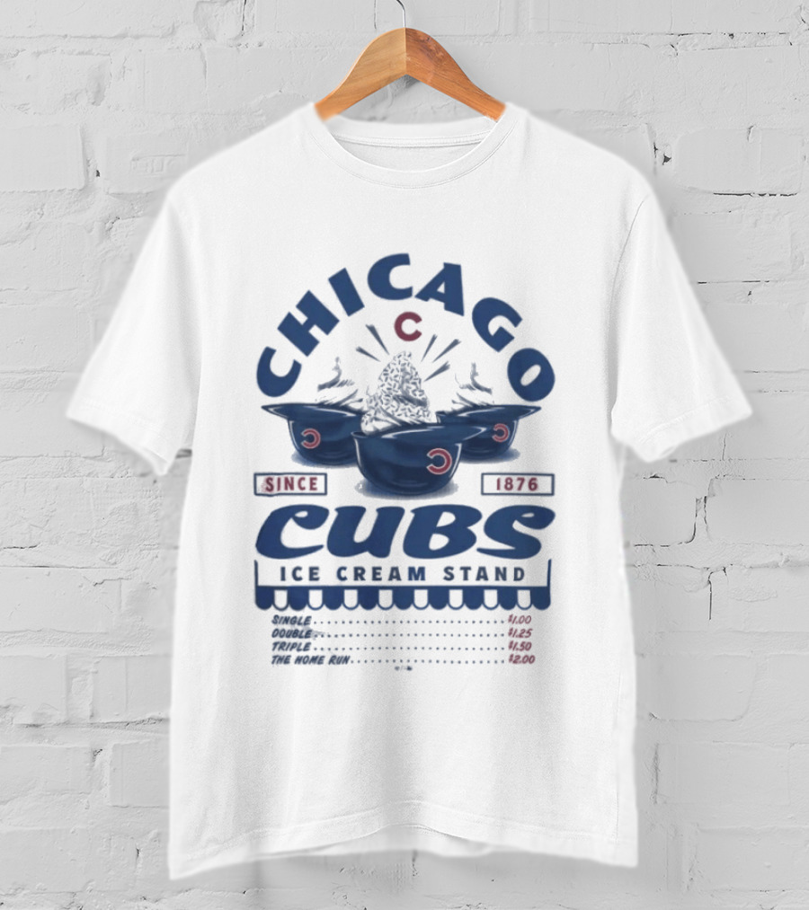 Chicago Cubs Ice Cream Stand Since 1876 T-Shirt