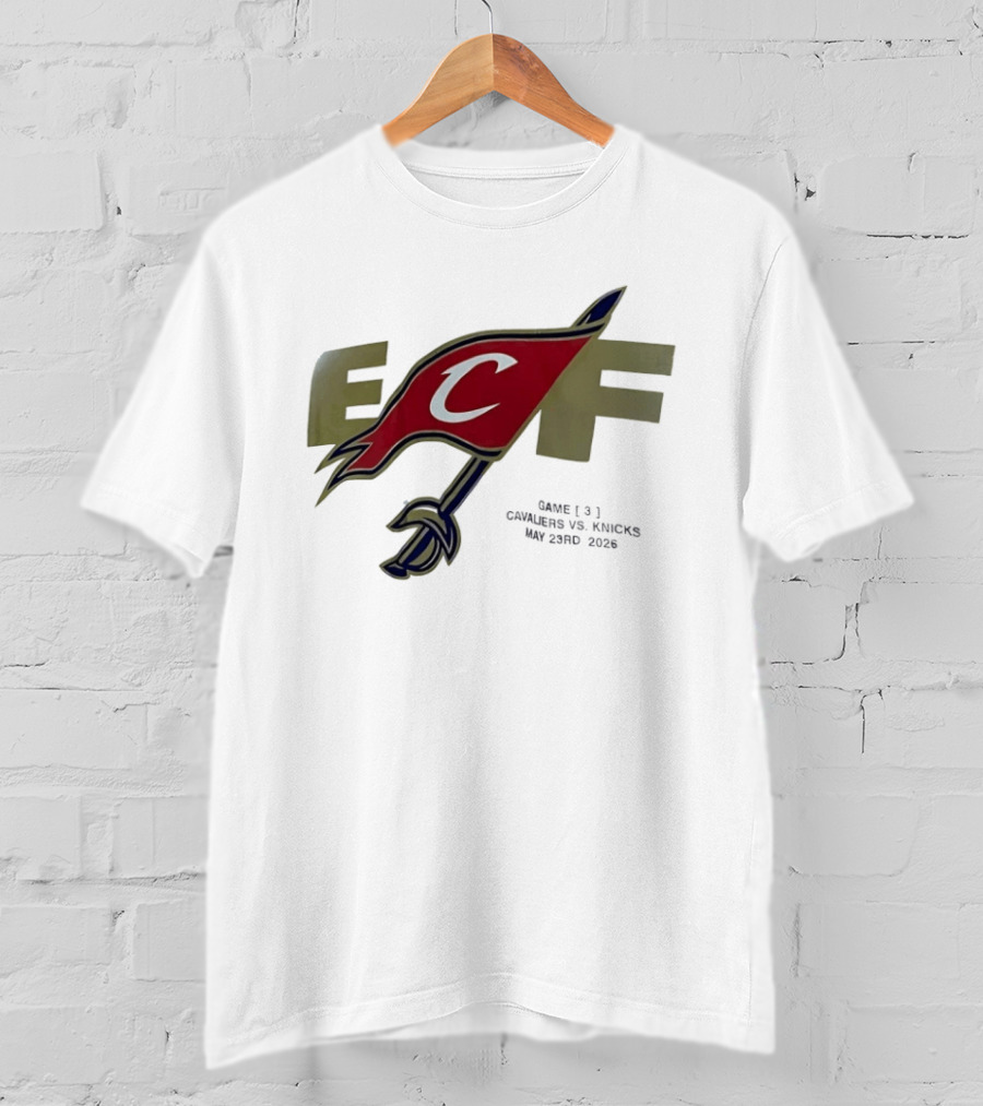 Cleveland Cavaliers ECF Game 3 Cavaliers Vs Knicks May 23rd 2026 T-Shirt