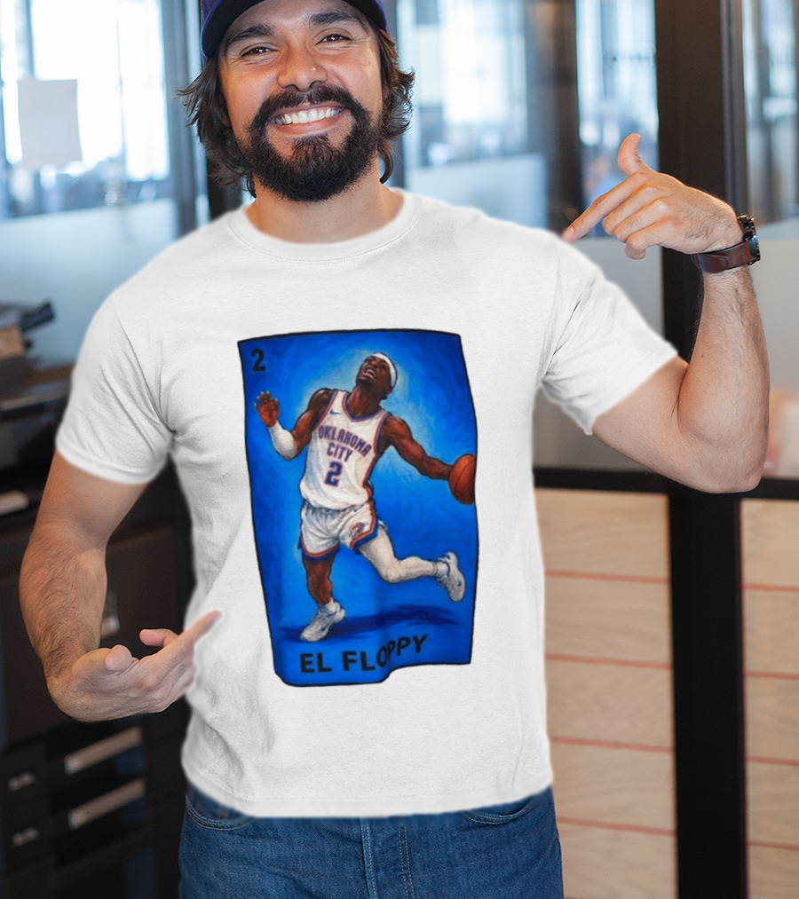 Shai Gilgeous Alexander Oklahoma City 2 El Floppy Basketball T-Shirt