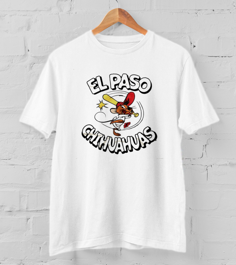 El Paso Chihuahuas Speedy Gonzales Baseball Cartoon T-Shirt
