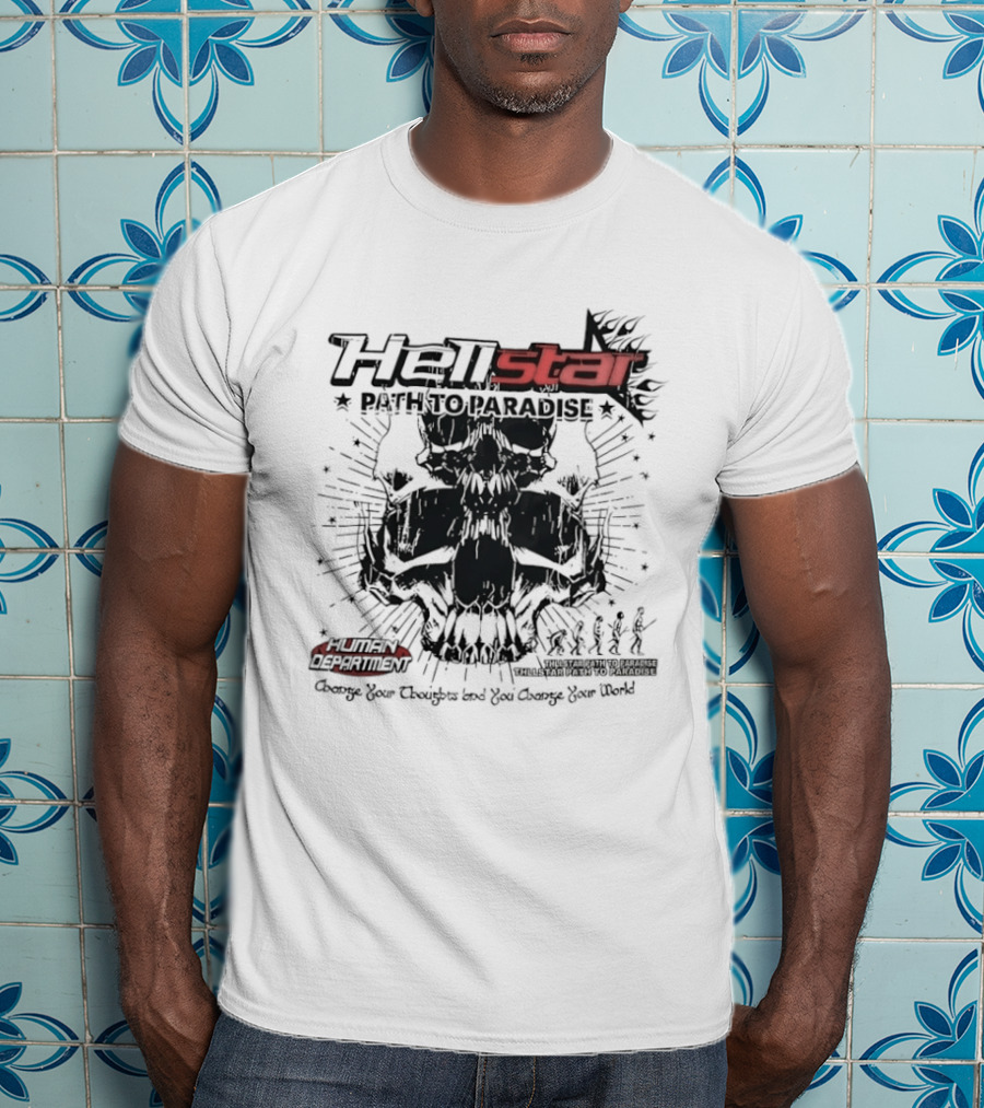Hellstar Path To Paradise Skulls And Stars Power T-Shirt