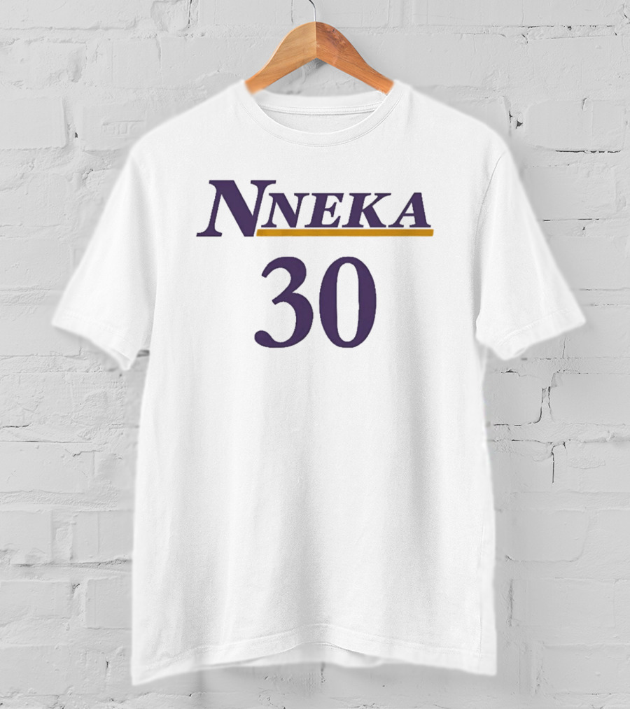 Nneka Ogwumike 30 Los Angeles Sparks LA Basketball T-Shirt