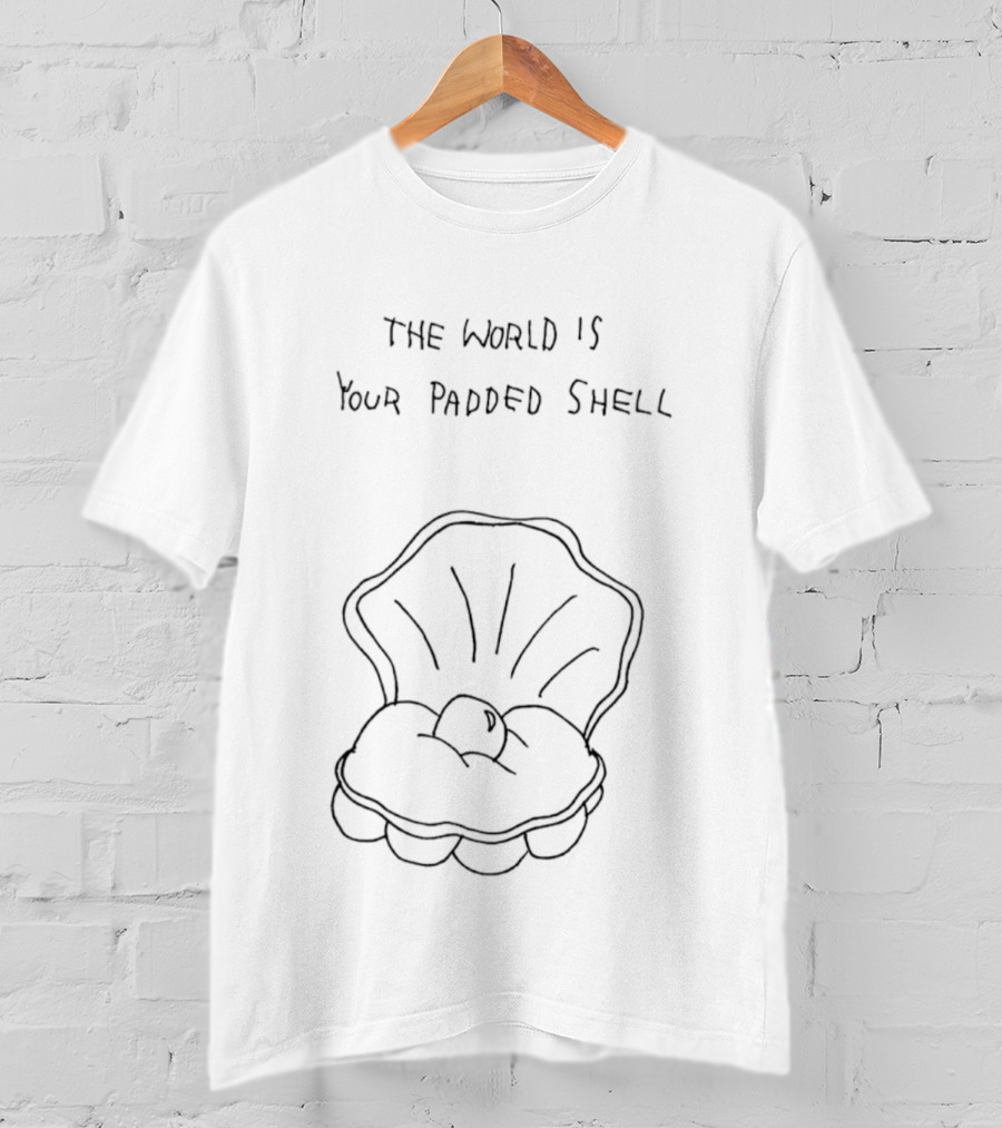 The World Is Your Padded Shell Pearl T-Shirt