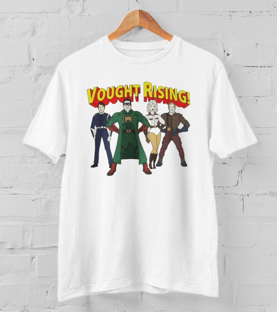 Vought Rising The Boys Superhero Team Vought International Characters T-Shirt