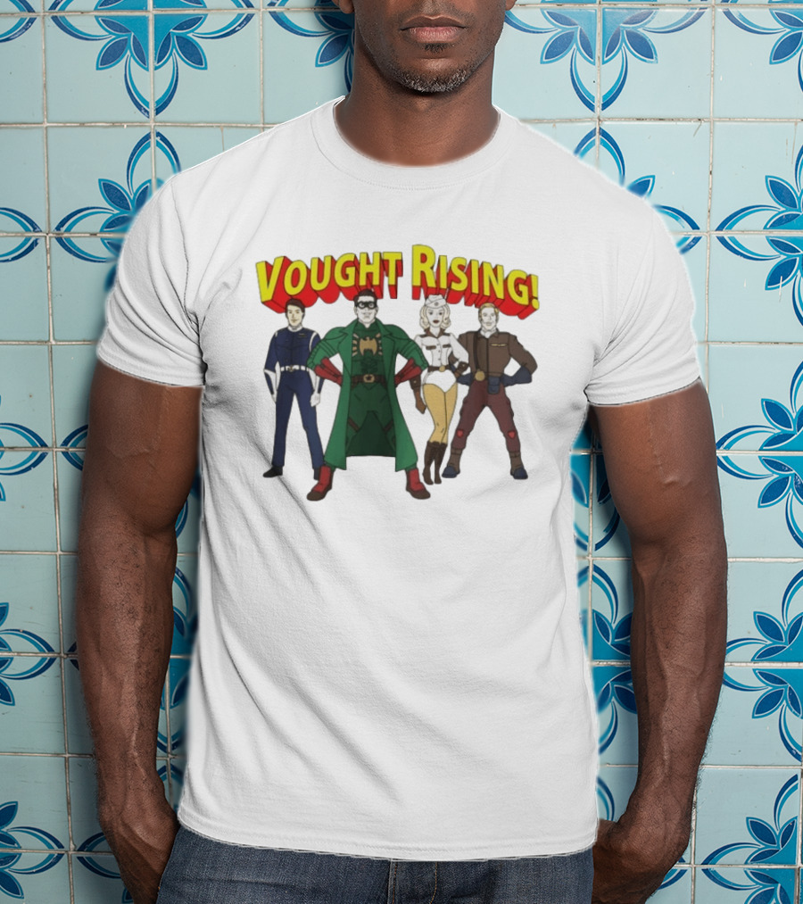 Vought Rising The Boys Superhero Team Vought International Characters T-Shirt