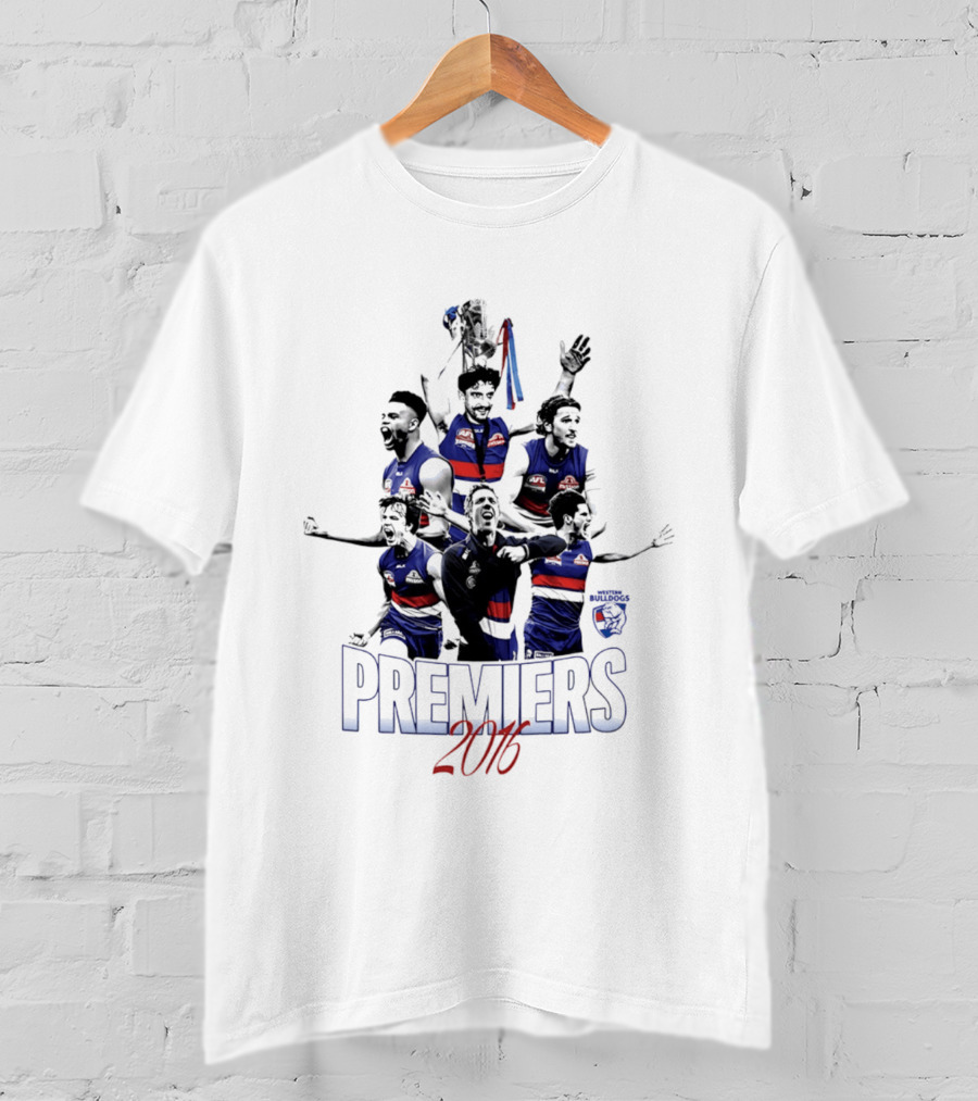 Western Bulldogs Premiers 2016 Celebration T-Shirt