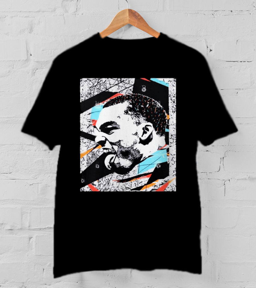 Michael Jordan Chicago Bulls Tongue Expression Urban Graffiti T-Shirt