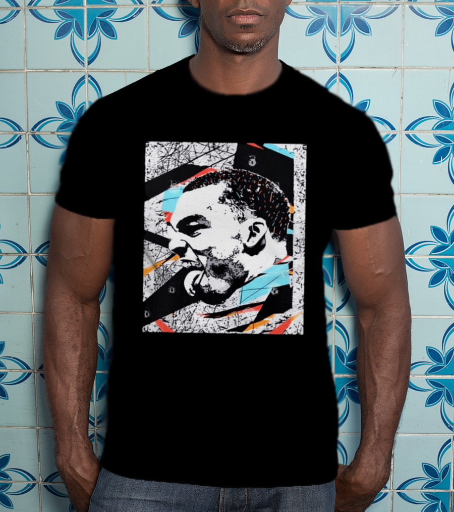 Michael Jordan Chicago Bulls Tongue Expression Urban Graffiti T-Shirt