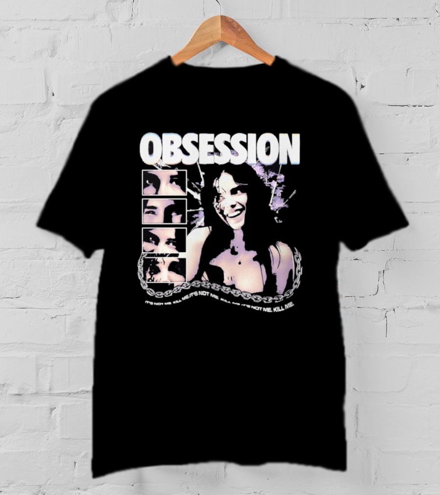 Obsession Horror It's Not Me Kill Me Chain T-Shirt