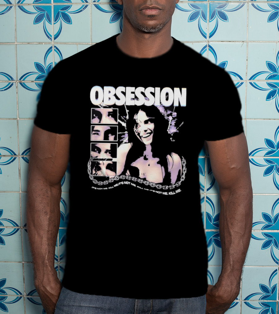 Obsession Horror It's Not Me Kill Me Chain T-Shirt