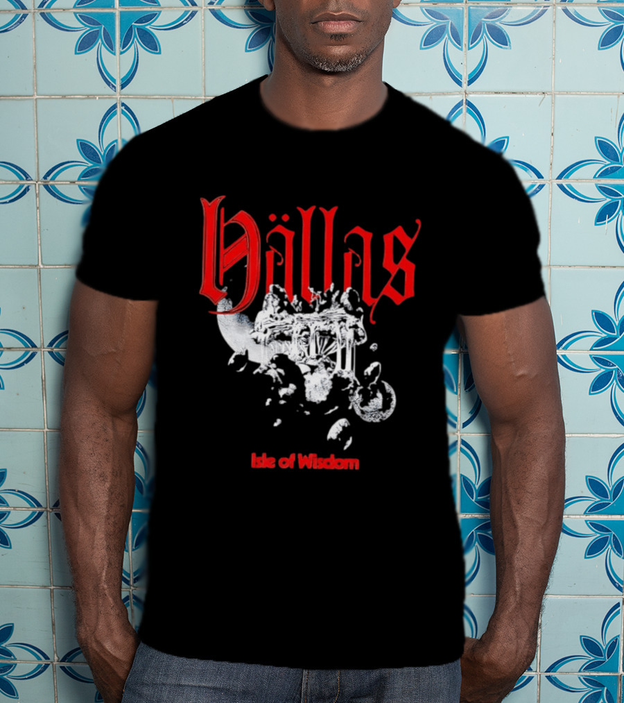 Hallas Isle Of Wisdom Floating Island Fantasy T-Shirt