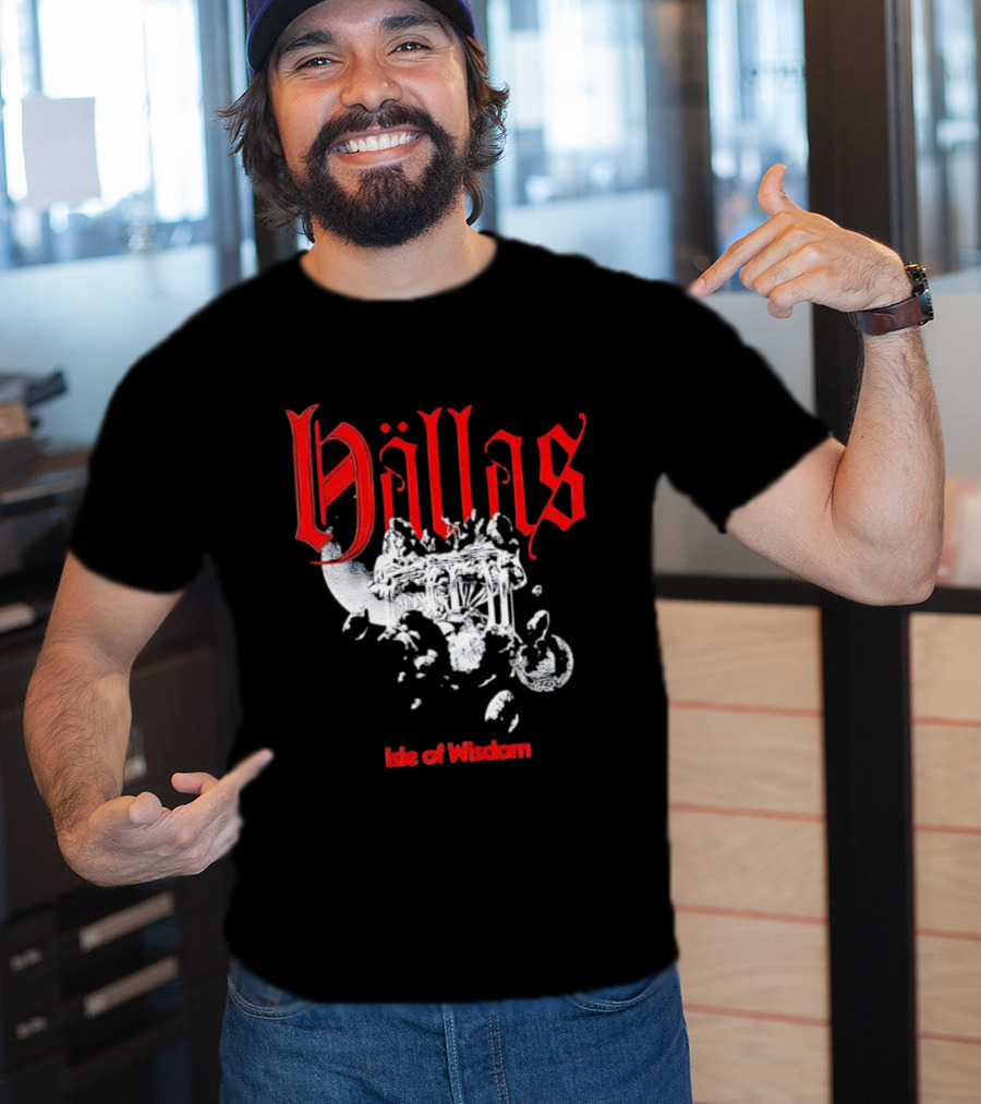 Hallas Isle Of Wisdom Floating Island Fantasy T-Shirt