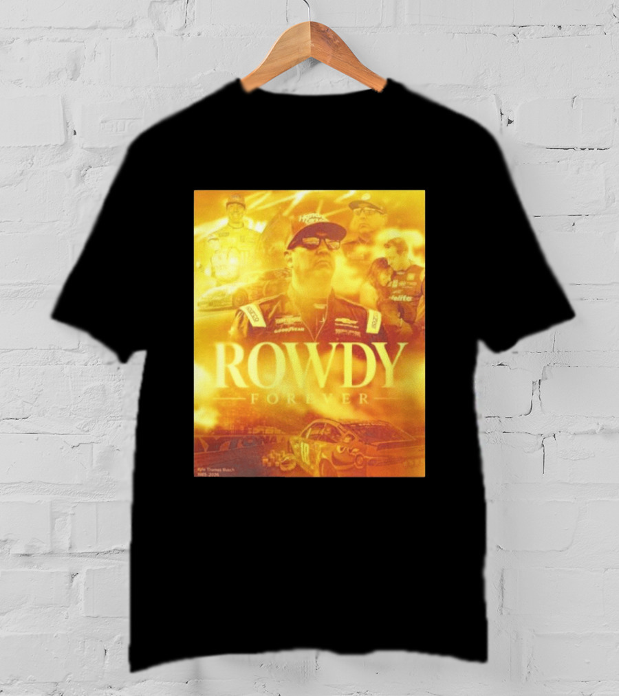 Kyle Busch Rowdy Forever Racing Daytona NASCAR 1985 2026 T-Shirt