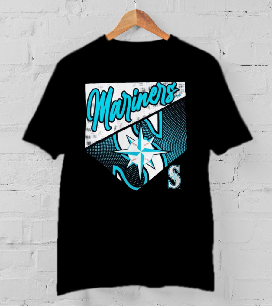 Mariners Compass Baseball Seattle Mariners T-Shirt